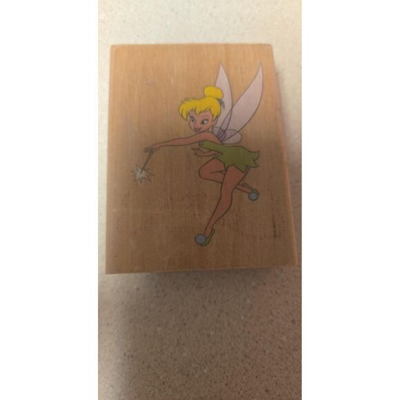 All Night Media Disney Tinkerbell Peter Pan Pixie Dust Rubber Stamp - Picture 1 of 4